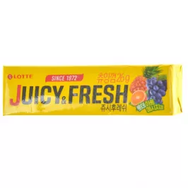 Жевательная резинка ЛОТТЕ Juicy Fresh (30 гр.) картинка 372356 - МосИгра